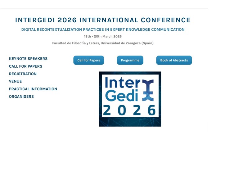 InterGedi2026: Presentation on recontextualisation in dialogue-based events